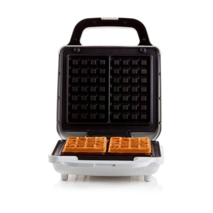 DOMO DO9222W - Gaufrier - 900W - 4x7 cm - Revetement anti-adhésif - T