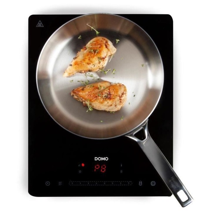 DOMO DO332IP - Plaque a induction 1 feu - 2000W - Touchscreen - Minute