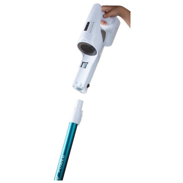 DOMO DO233SV - Aspirateur balai sans fil 2-en-1 - 2 vitesses - Systeme