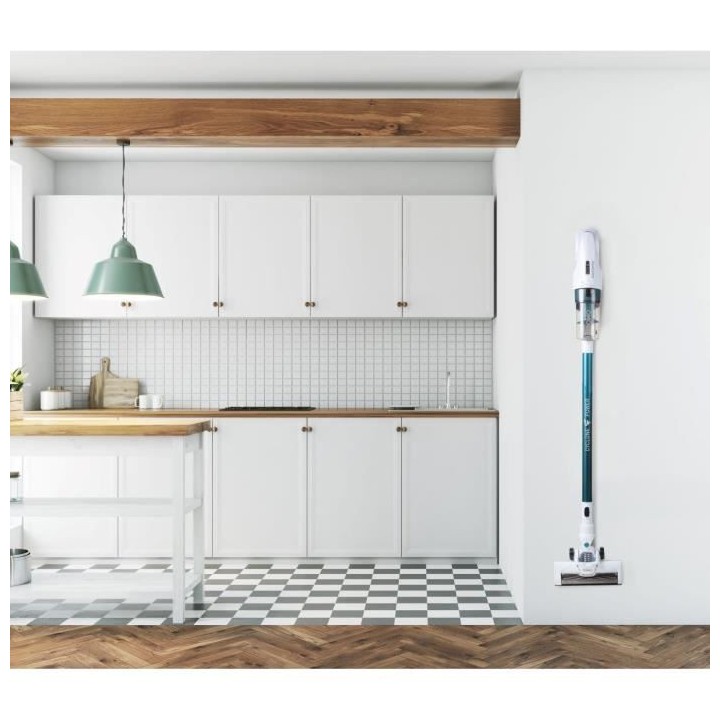 DOMO DO233SV - Aspirateur balai sans fil 2-en-1 - 2 vitesses - Systeme