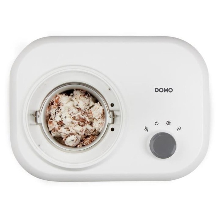 DOMO DO9243I - Sorbetiere avec compresseur intégré - 1L - 3 fonction