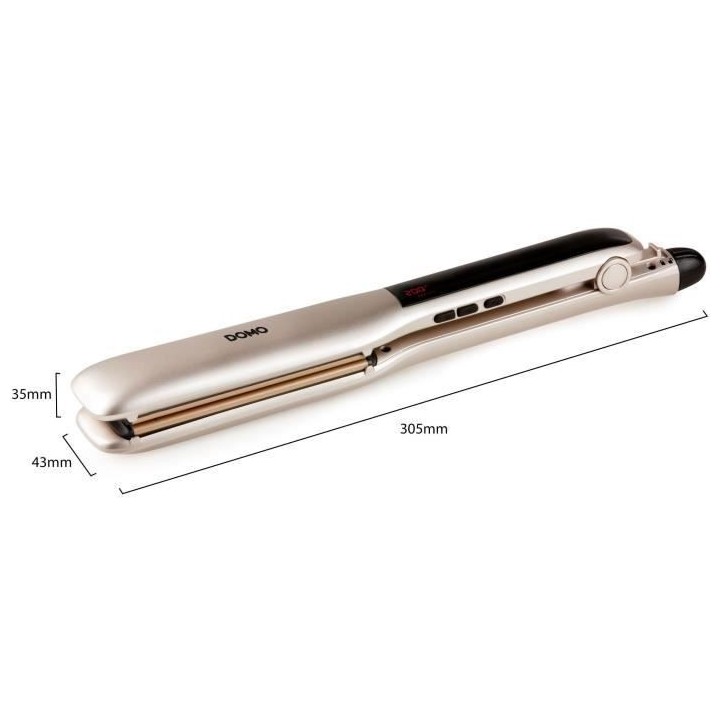 DOMO - DO1092HS - Lisseur numérique - Revetement céramique - Bouton