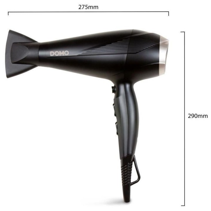 Seche-cheveux - DOMO - DO1093HD - 2 vitesses et 3 réglages de tempér