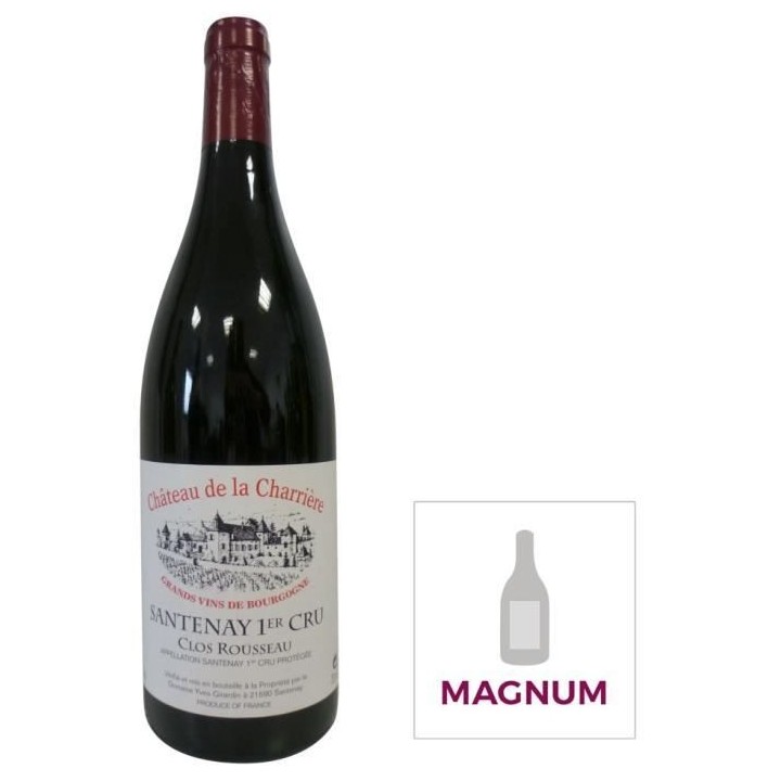 Magnum Château de la Charriere Clos Rousseau 2020 Santenay 1er Cru -