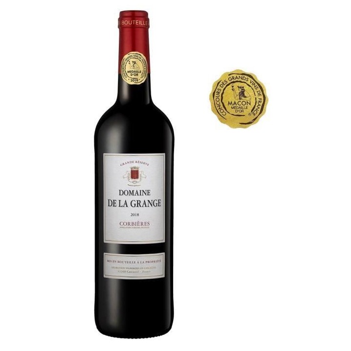 Domaine de la Grange 2018 Corbieres - Vin rouge du Languedoc Roussillo