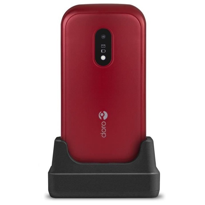 DORO 6040 - Téléphone mobile a clapet pour senior - Large afficheur