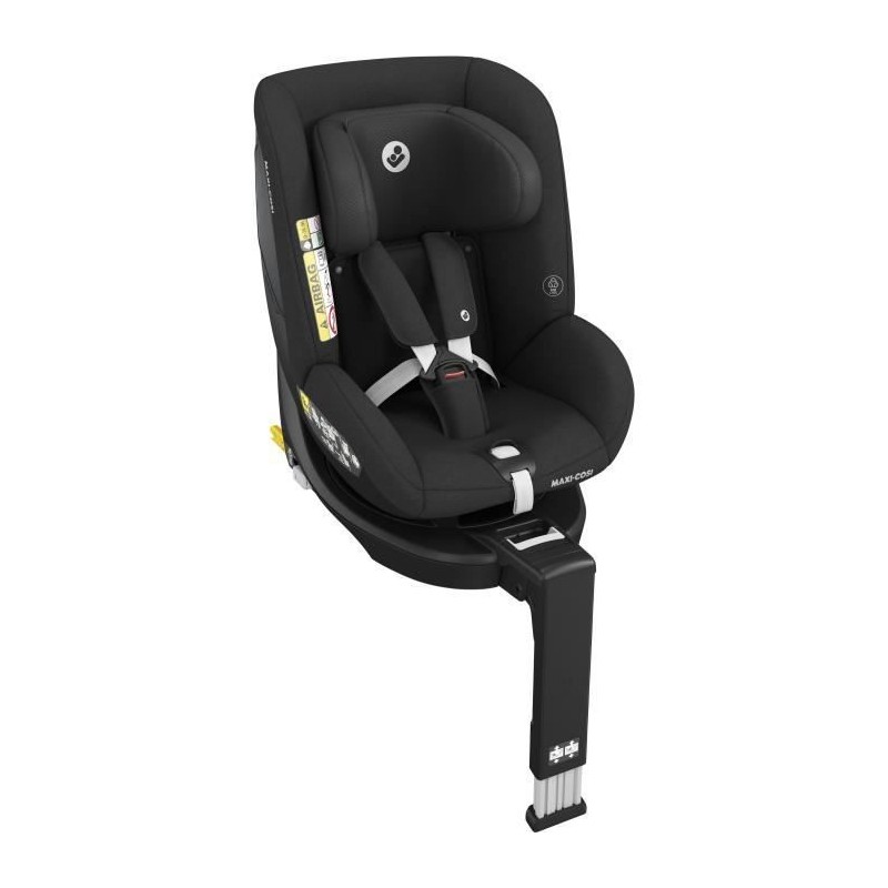 Siege auto MAXI COSI Mica Eco i-Size, Groupe 0+/1, pivotant 360°, Isofix, Tissus recyclés, Authentic Black