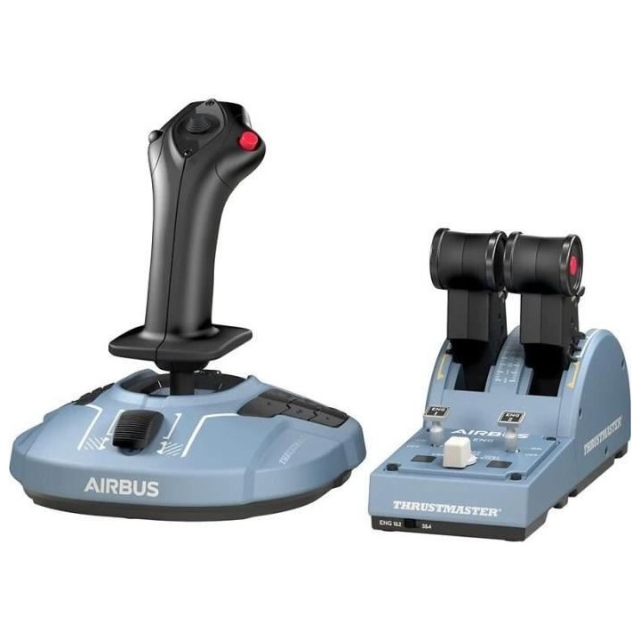 THRUSTMASTER Joystick TCA Officer Pack Airbus Edition : Réplique ergo