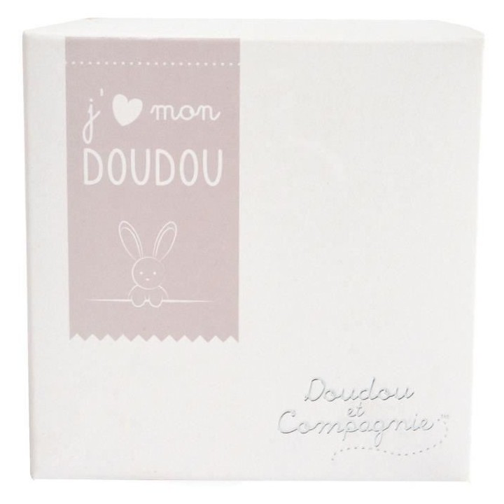 DOUDOU ET COMPAGNIE Ours Mouchoir - Doudou En Boîte Fleur