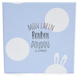 DOUDOU ET COMPAGNIE Lapin Bonbon - Lapin Bonbon Bleu 30cm