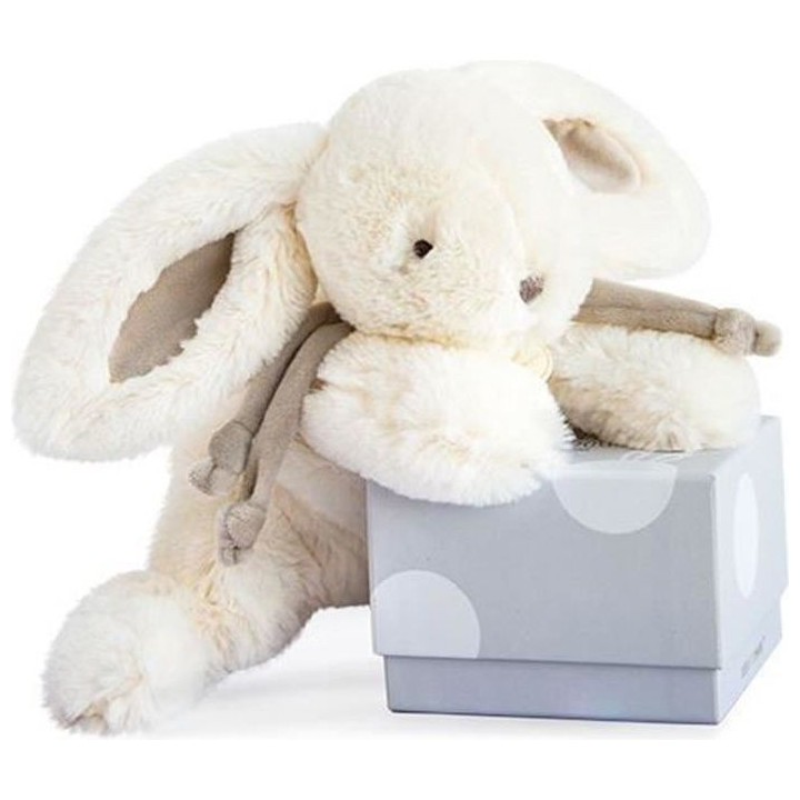 DOUDOU ET COMPAGNIE Lapin Bonbon - Lapin Bonbon Taupe 30cm