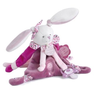 DOUDOU ET COMPAGNIE Cerise et Petit Chou - Attache-sucette Velcro Ceri