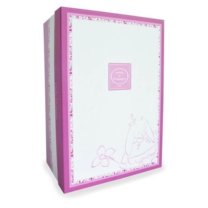 DOUDOU ET COMPAGNIE Cerise et Petit Chou - Attache-sucette Velcro Ceri