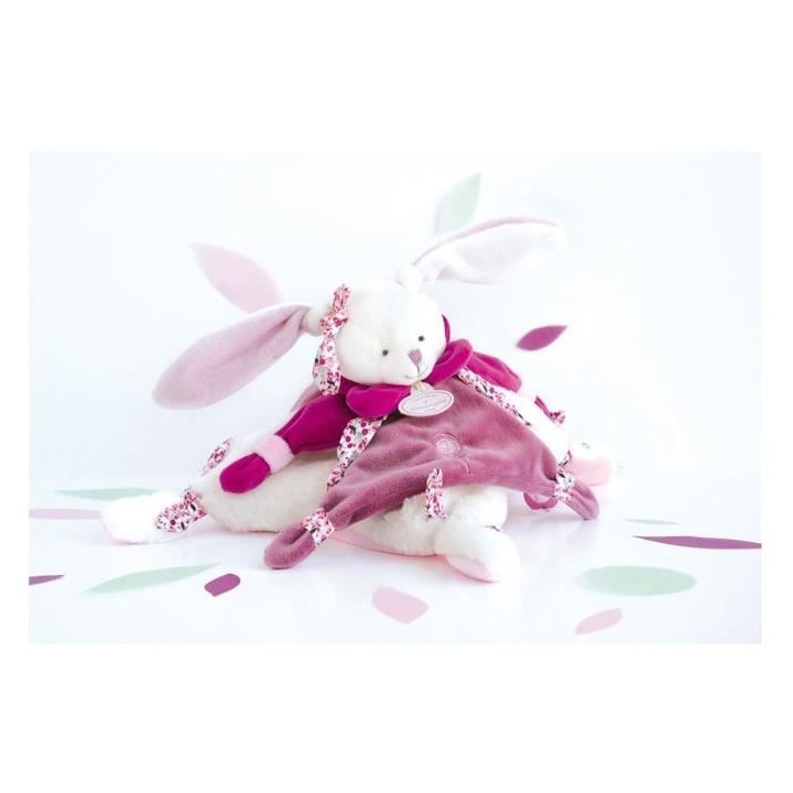 DOUDOU ET COMPAGNIE Cerise et Petit Chou - Doudou Cerise Le Lapin