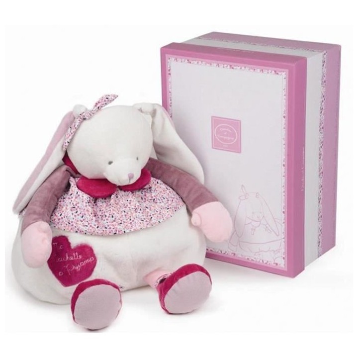 DOUDOU ET COMPAGNIE Cerise et Petit Chou - Range-pyjama Cerise Le Lapi