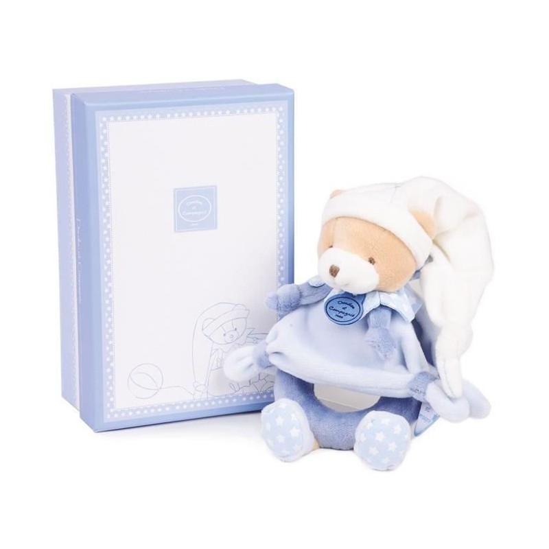 DOUDOU ET COMPAGNIE Cerise et Petit Chou - Hochet Ours Petit Chou