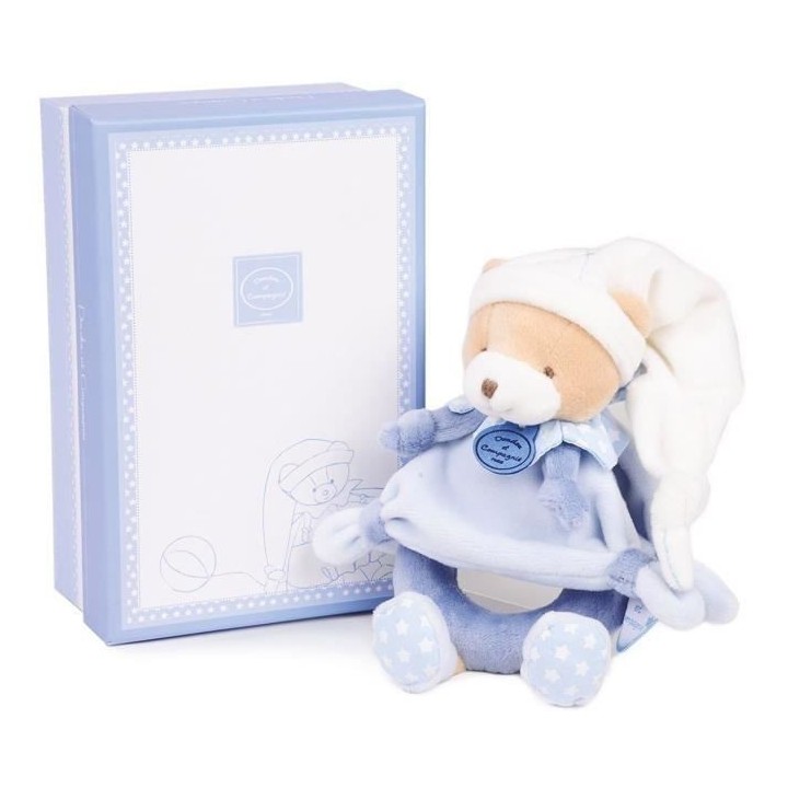 DOUDOU ET COMPAGNIE Cerise et Petit Chou - Hochet Ours Petit Chou