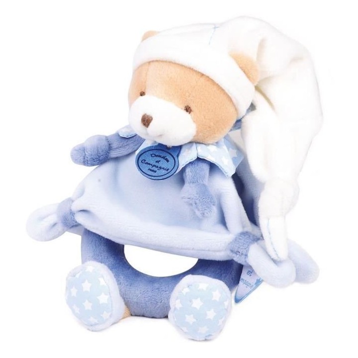 DOUDOU ET COMPAGNIE Cerise et Petit Chou - Hochet Ours Petit Chou