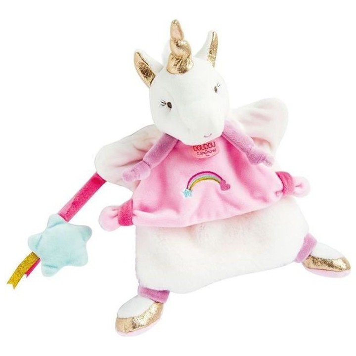 DOUDOU ET COMPAGNIE Licorne - Marionnette