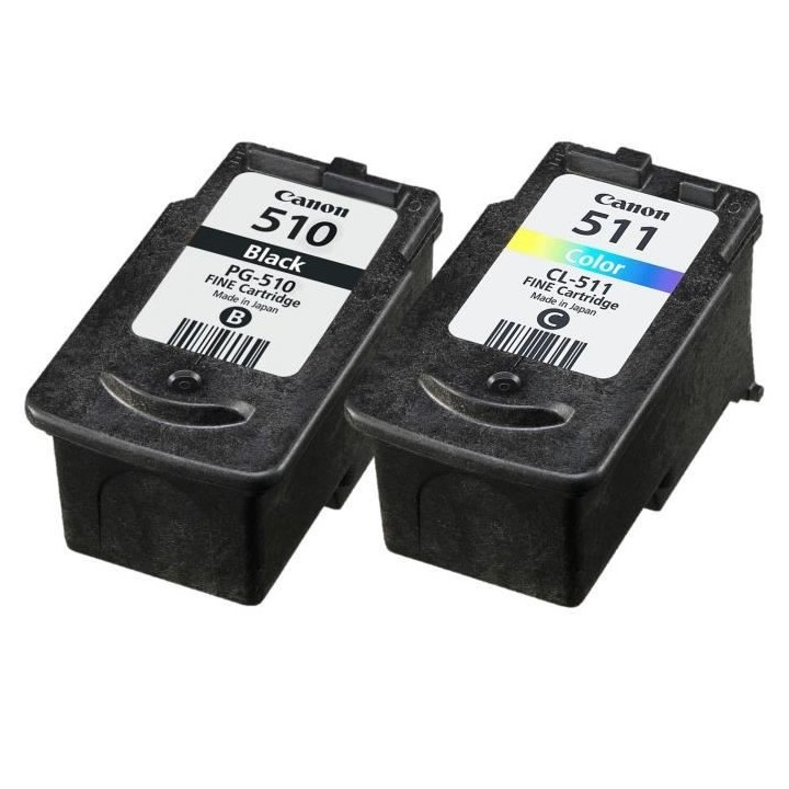 CANON Pack de 2 cartouches d'encre PG-510 / CL-511 Noir + Couleur