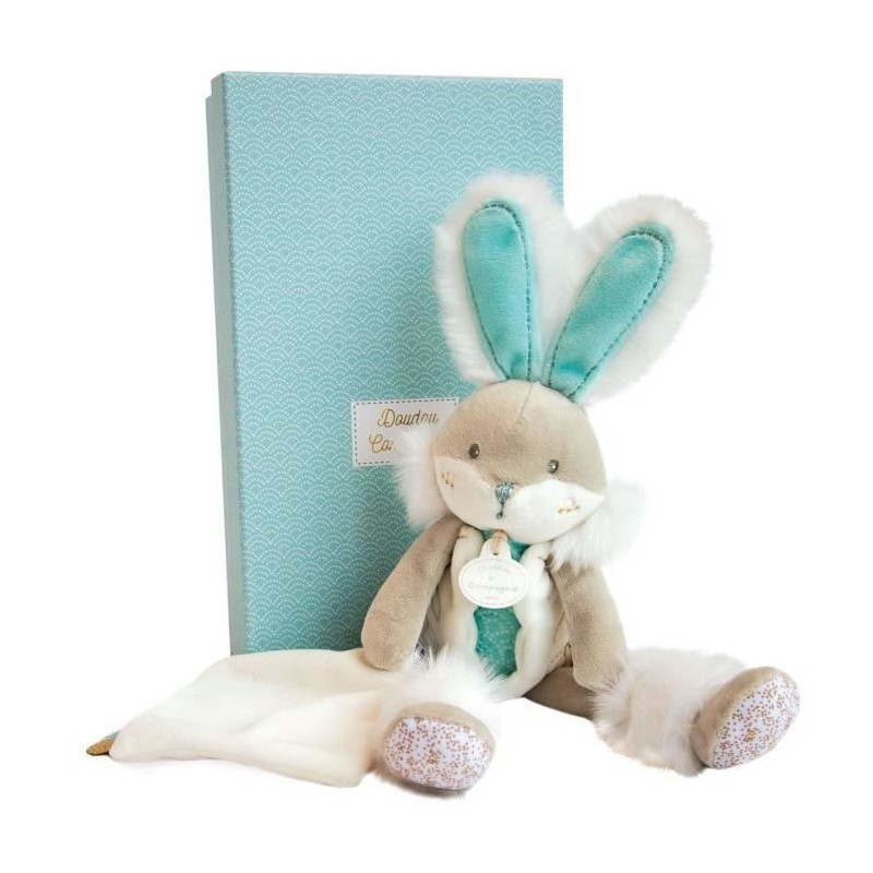 DOUDOU ET COMPAGNIE Lapin de sucre - Doudou Pantin Amande