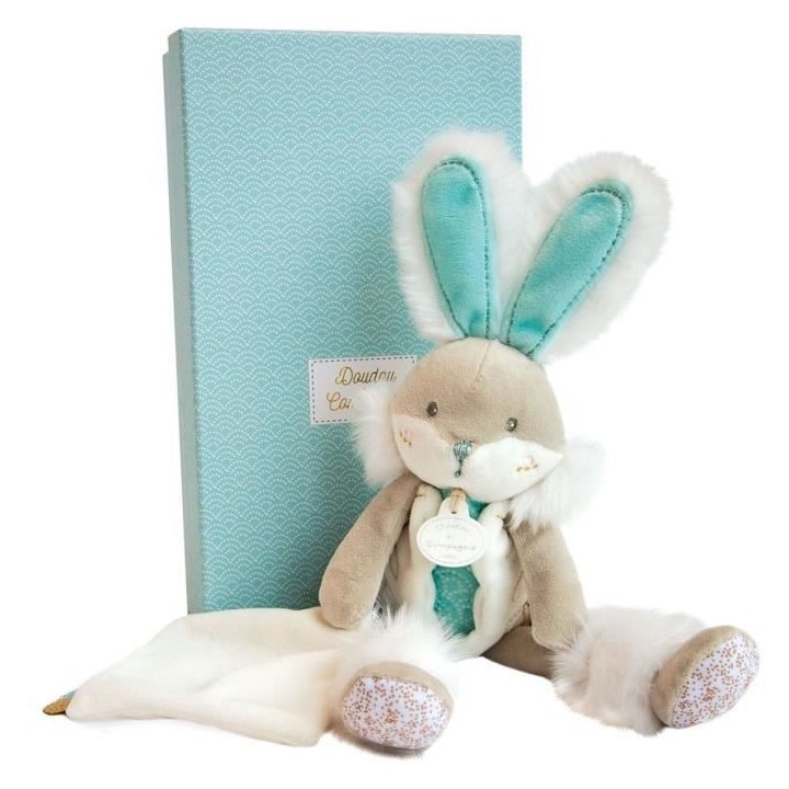 DOUDOU ET COMPAGNIE Lapin de sucre - Doudou Pantin Amande
