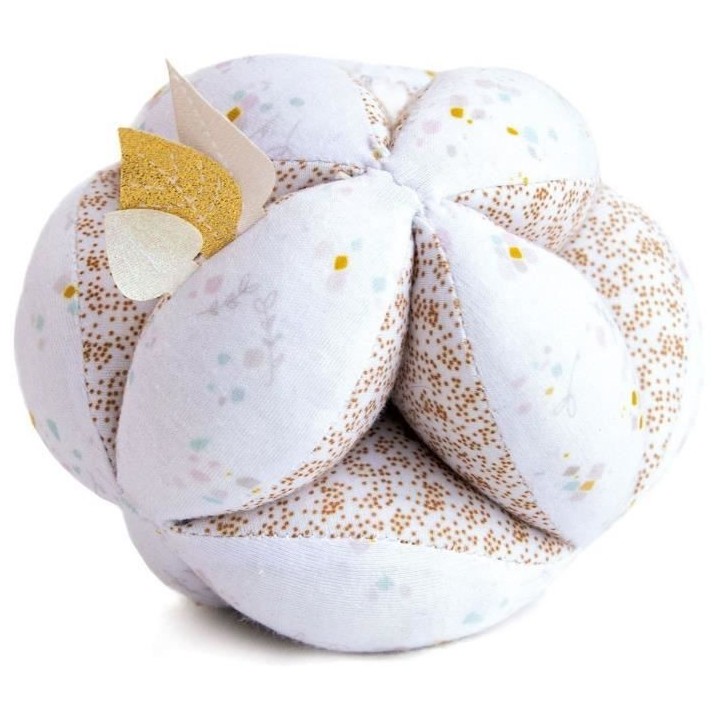 DOUDOU ET COMPAGNIE Lapin de sucre - Balle De Préhension avec hochet