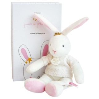DOUDOU ET COMPAGNIE Lapin Fleurs - Pantin