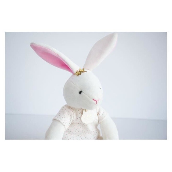 DOUDOU ET COMPAGNIE Lapin Fleurs - Pantin