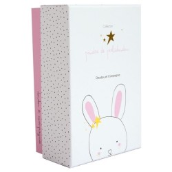 DOUDOU ET COMPAGNIE Lapin Fleurs - Pantin