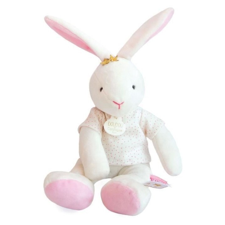 DOUDOU ET COMPAGNIE Lapin Fleurs - Pantin