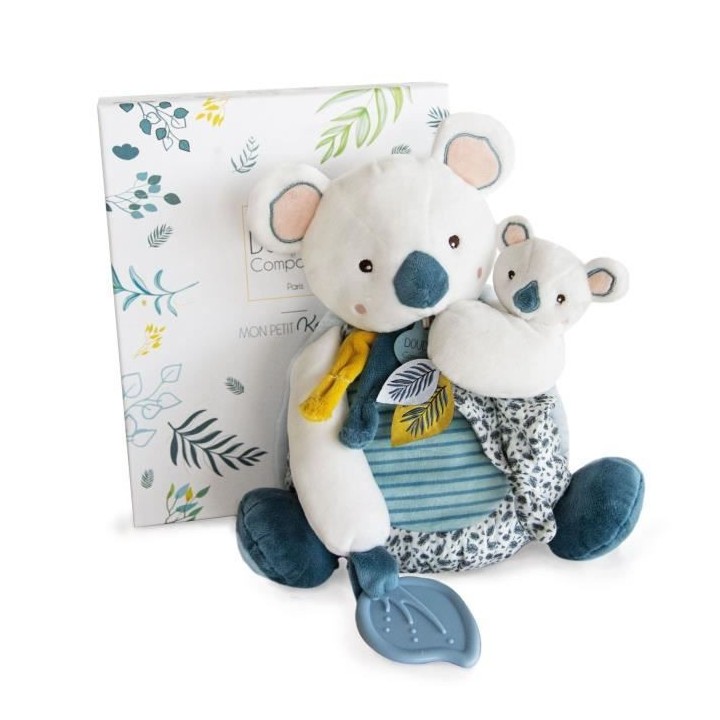 DOUDOU ET COMPAGNIE Yoca le Koala - Pantin avec anneau de dentition