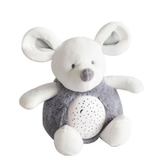 DOUDOU ET COMPAGNIE 3 lumieres - VEILLEUSE SOURIS musique - Bruit natu