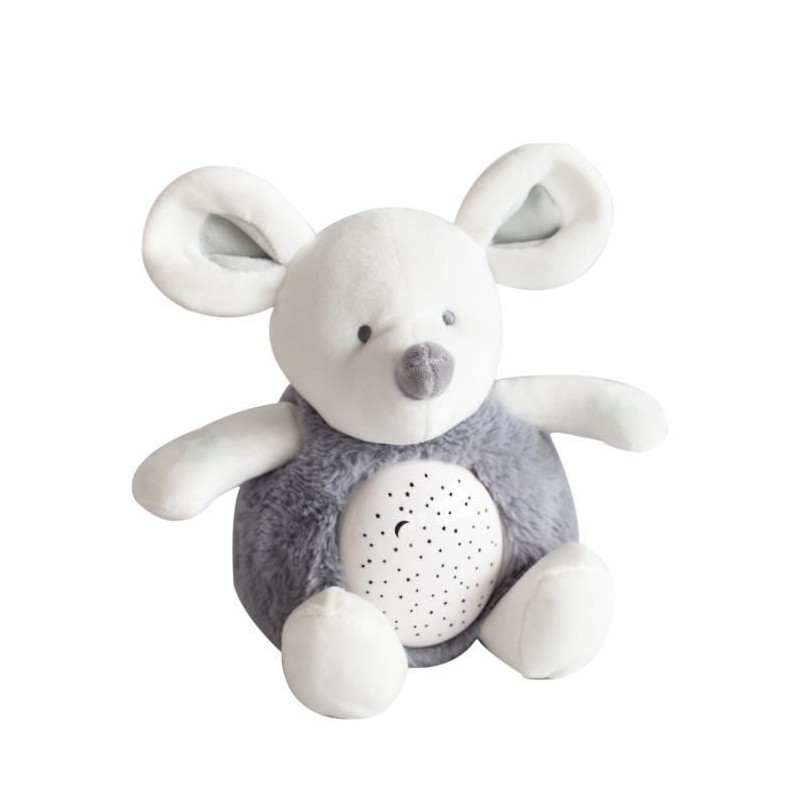 DOUDOU ET COMPAGNIE 3 lumieres - VEILLEUSE SOURIS musique - Bruit naturel