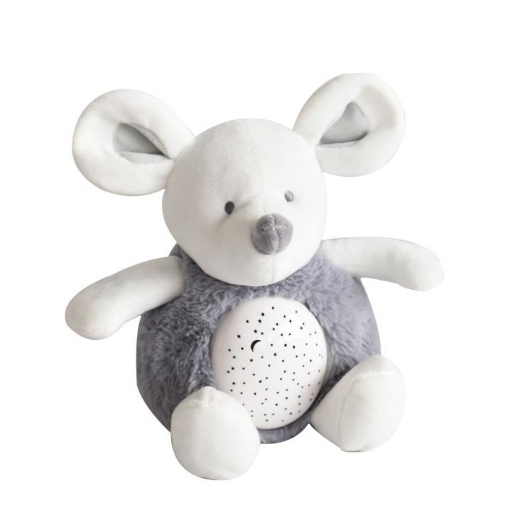 DOUDOU ET COMPAGNIE 3 lumieres - VEILLEUSE SOURIS musique - Bruit natu