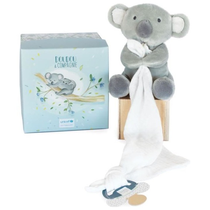 Doudou et Compagnie -UNICEF PANTIN AVEC DOUDOU attache-sucette – Koa