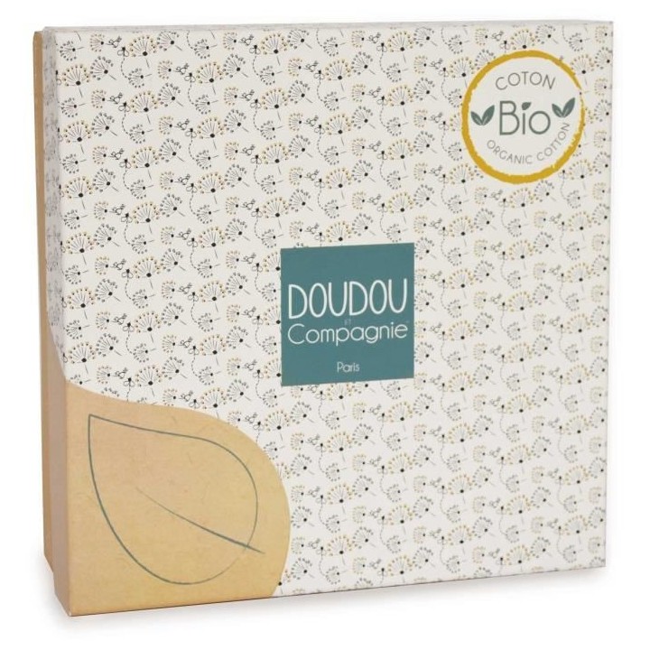 Doudou et Compagnie - Peluche Bio Abeille - 25 cm - Bleu/Jeune - Jolie