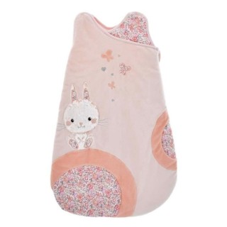 DOMIVA Gigoteuse Lapinou - Coton/Polyester - 0-6 mois - Rose - 70 cm