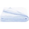 DOMIVA Couverture Microdoux - Microfibre 100% Polyester - Uni - Bleu clair - 75 x 100 cm