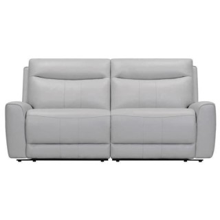 Canapé relax électrique - 3 places - DOVER - Cuir de vachette et por