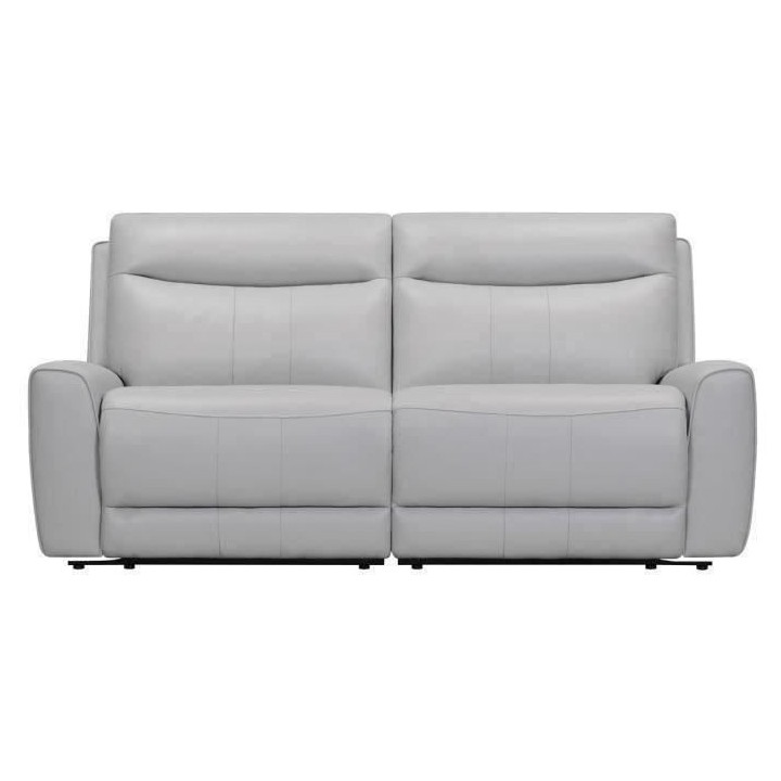 Canapé relax électrique - 3 places - DOVER - Cuir de vachette et por