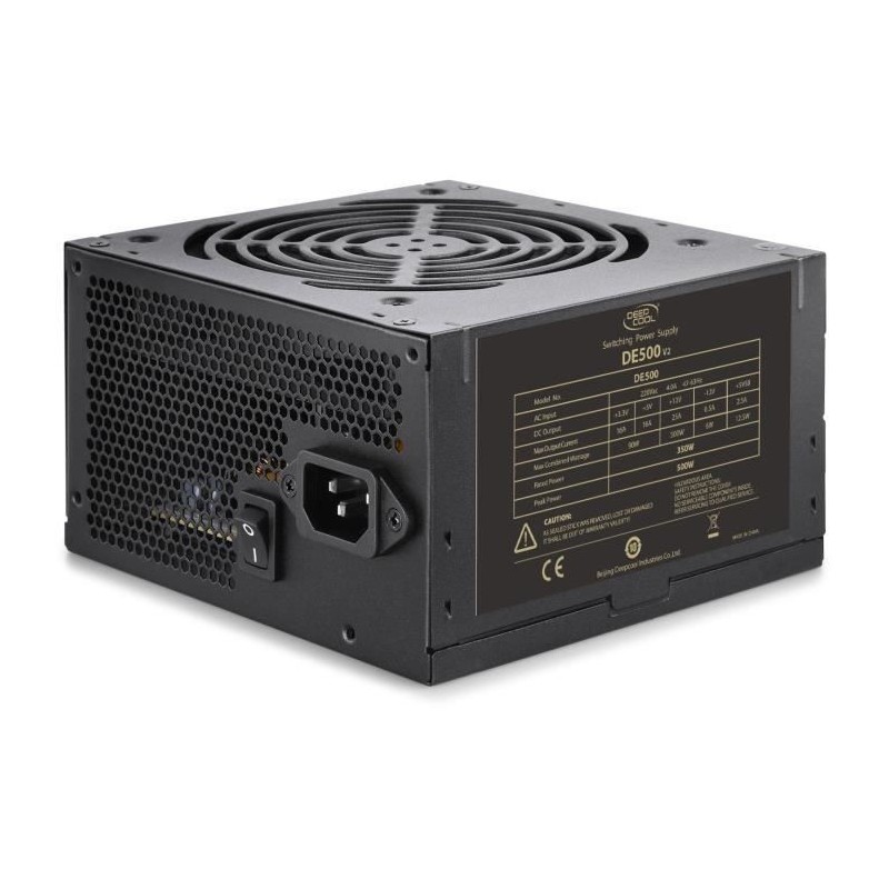 DEEPCOOL - Alimentation PC Non Modulaire - DE600 V2 (DP-DE600US-PH)