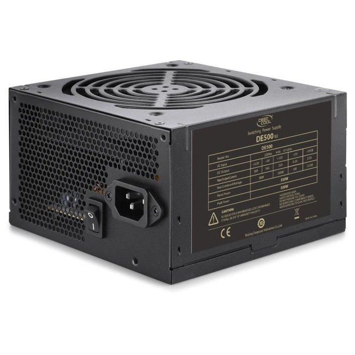 DEEPCOOL - Alimentation PC Non Modulaire - DE600 V2 (DP-DE600US-PH)