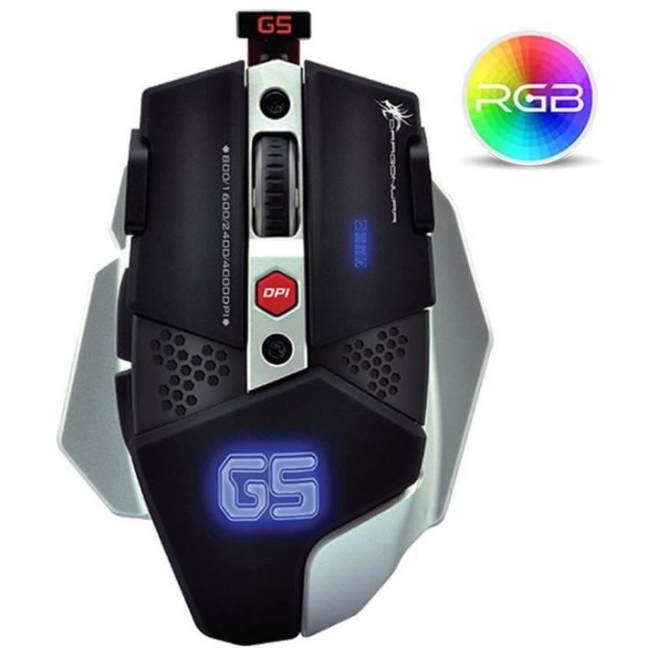 DRAGON WAR Pack : Souris Warlord + Tapis de souris Speed Edition + Jeu