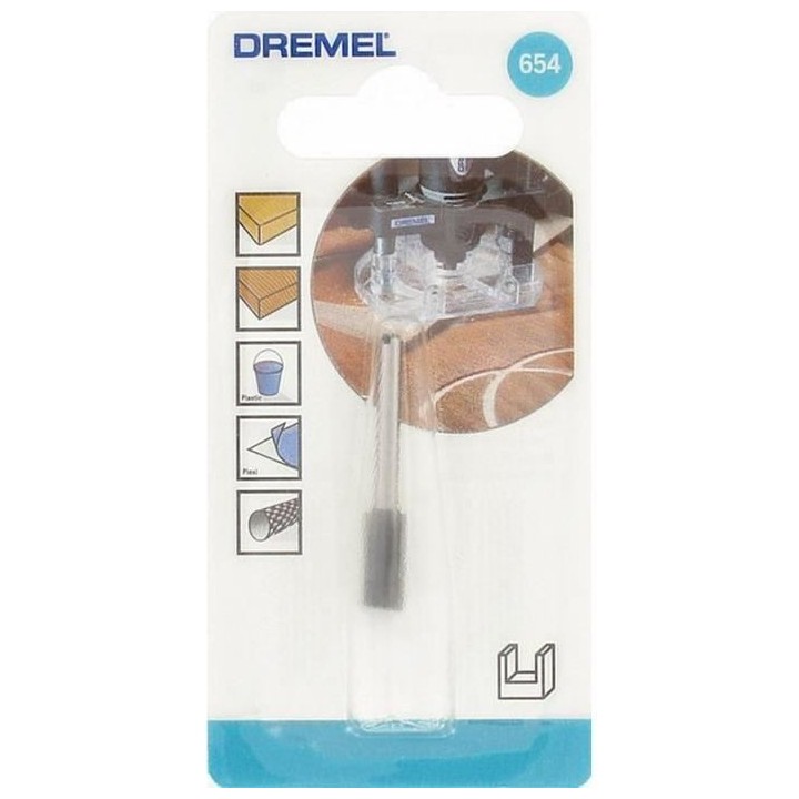 DREMEL Fraise droite a rainurer 654