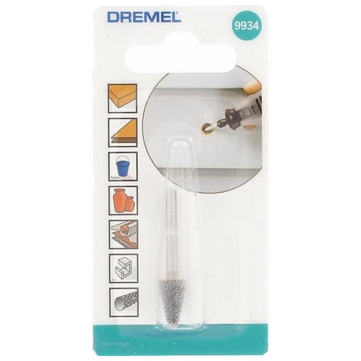 Fraise a decouper DREMEL 9934 - en Carbure de Tungstene ø7,8mm Bout C