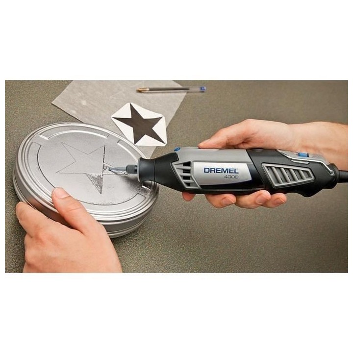 Fraise en carbure de tungstene DREMEL 9910 (Pour Sculpter et Graver, B