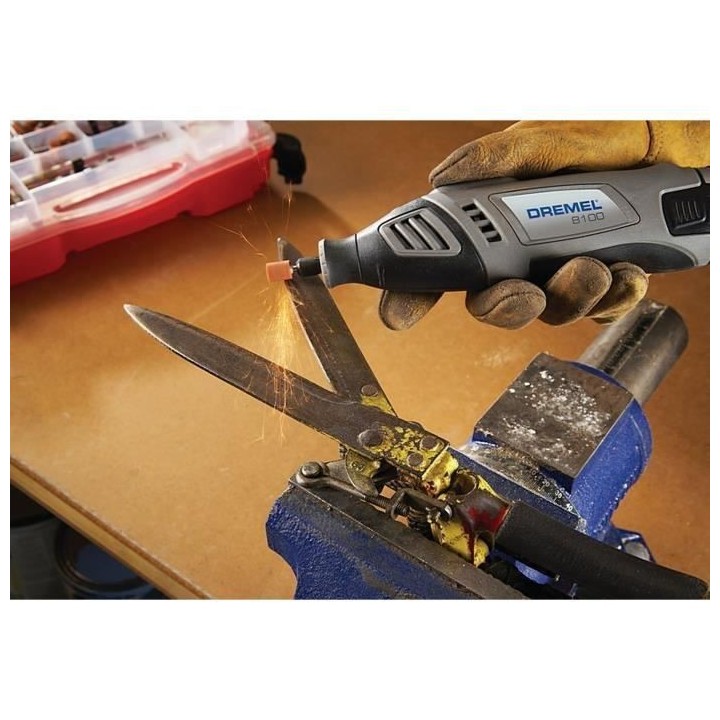 Lot de 3 meules a rectifier en oxyde d'aluminium DREMEL 932 (ø 9,5 mm