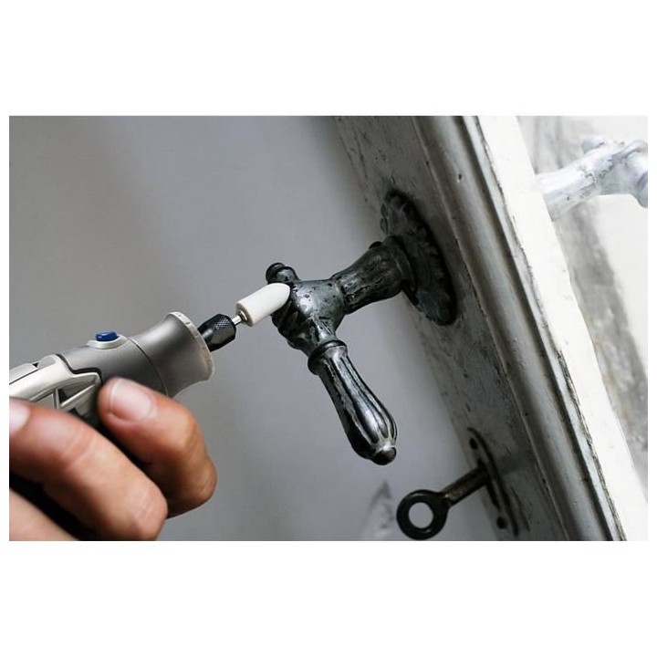 Lot de 4 pointes de polissage DREMEL 422 (Diametre 10mm, Pour le polis