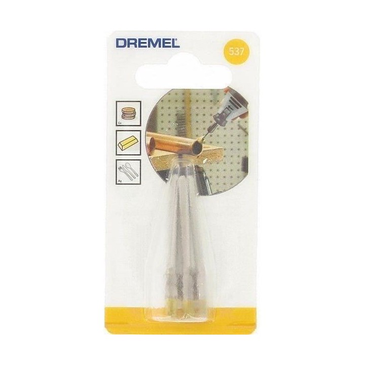 Lot de 3 brosses laiton DREMEL 537 (Diametre 3,2mm)